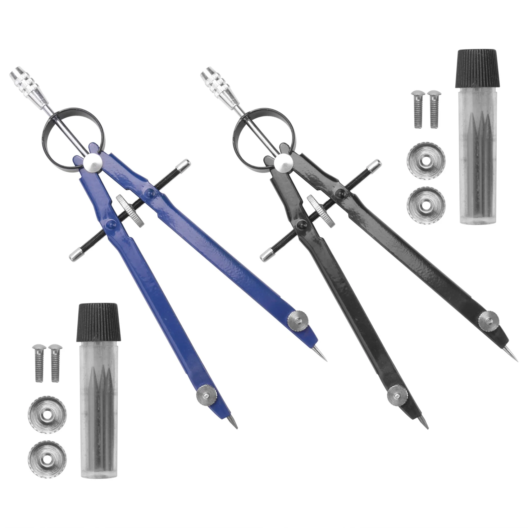 잠금장치가 있는 SB-프로페셔널 컴퍼스, 기하학용 컴퍼스, 6인치 스프링 보우 컴퍼스, 정밀 컴퍼스 수학용, 제도용 컴퍼스, 컴퍼스