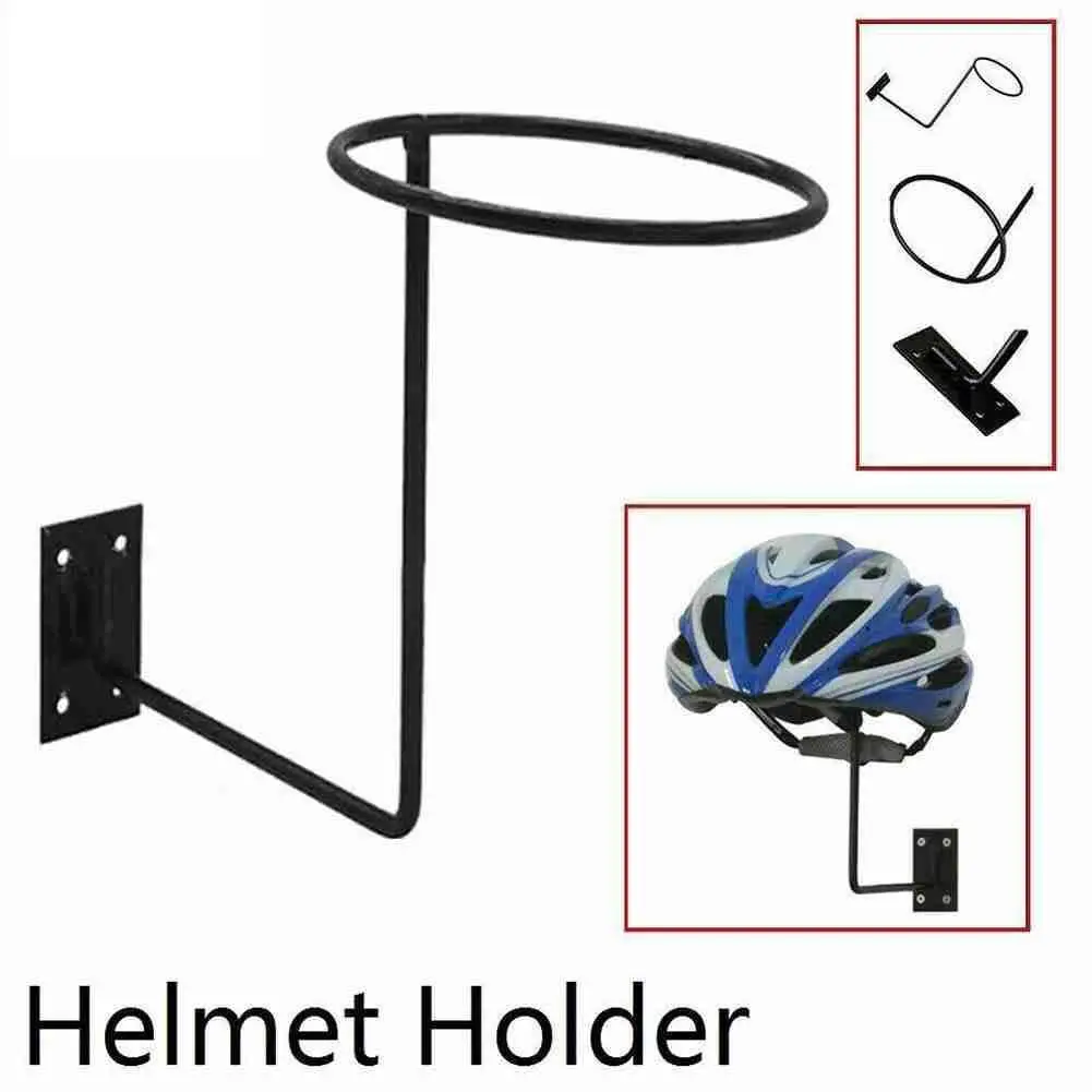 

Steel Motorcycle Accessories Helmet Holder Hanger Rack Wall Mounted Hook For Coats Hats Caps Helmet Rack Black G0Z3