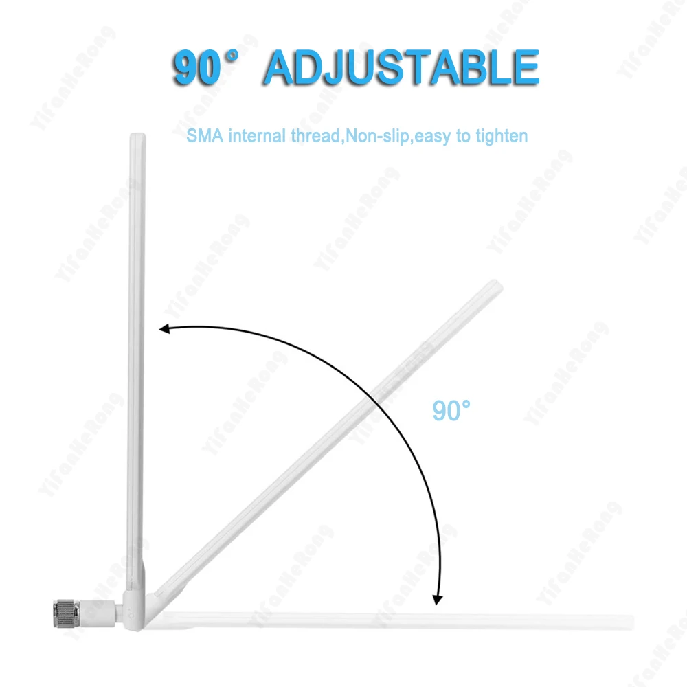 LTE 라우터용 외부 안테나 와이파이 안테나, 4G 안테나, 10dBi SMA 수 700-2700MHz, 화웨이 B593 E5186 B315 B310 B880 B890 용 안테나, 2 개