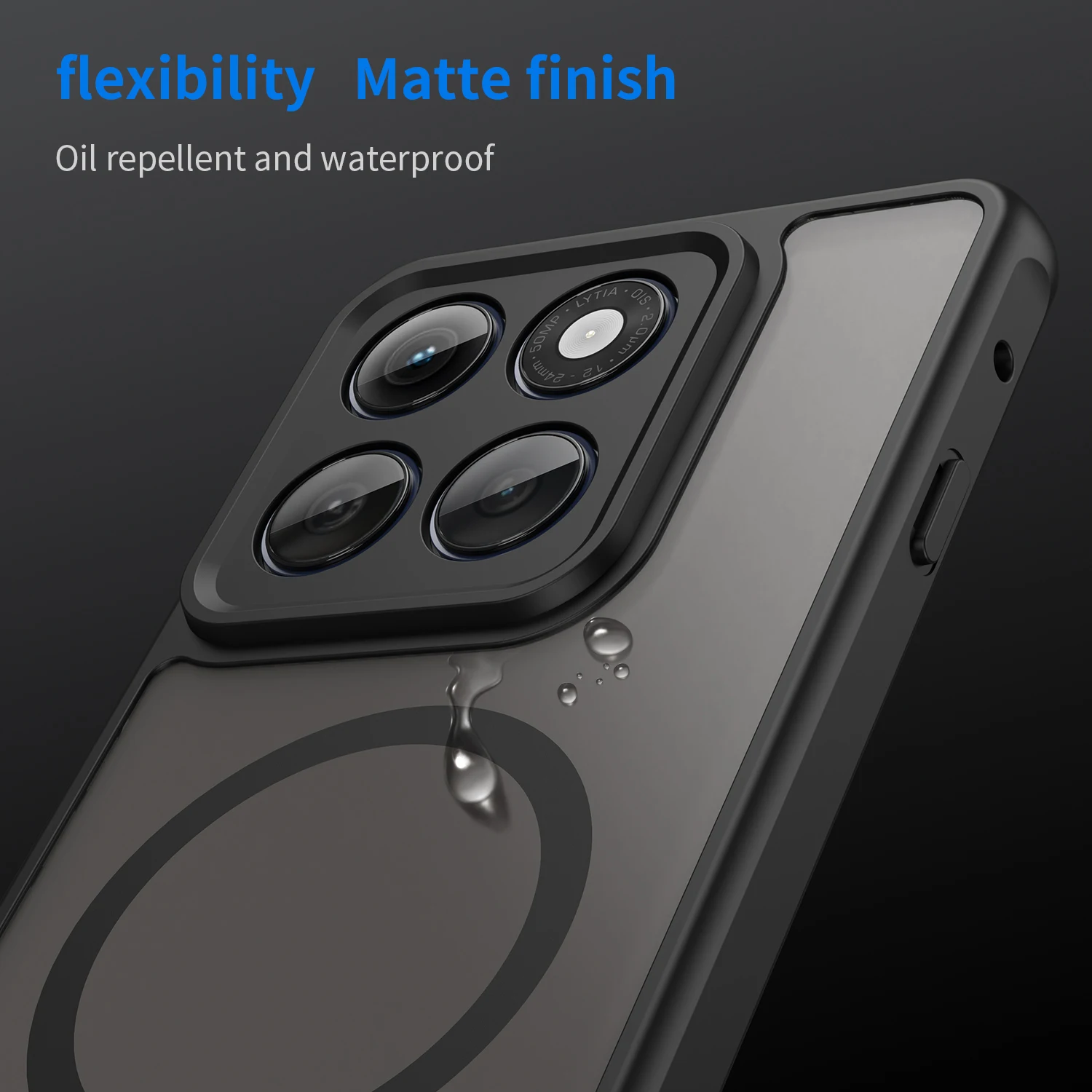Matte Finish Translucent Case with MagSafe & Drop Protection