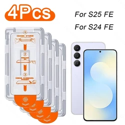 Oleophobic Coating Dust - Free Easy Installation Tempered Screen Protector Glass - Galaxy S24 FE