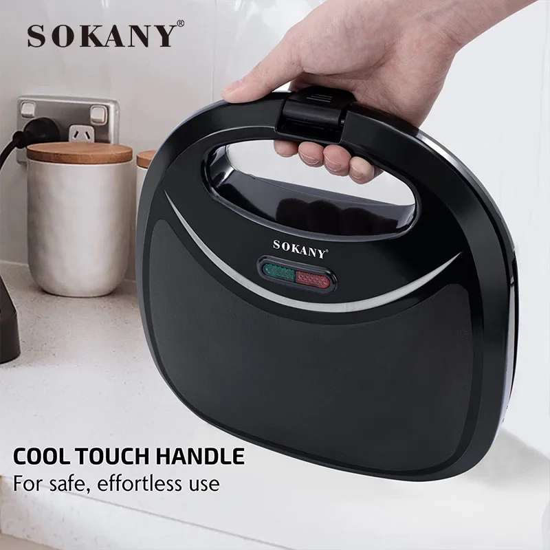 Multifunctional Kitchen Electric Breakfast Machine Machinedouble Heating Toastersandwich Makersteak Maker Non-Stick Iron Pan