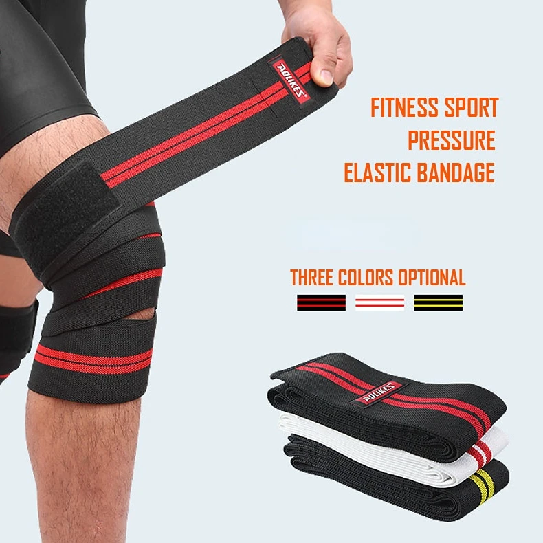 

1PCS 2M*8CM Fitness Pressurized Straps Gym Weight Lifting Leg Knee Compression Training Wraps Elastic Bandages Elbow Ankle Brace
