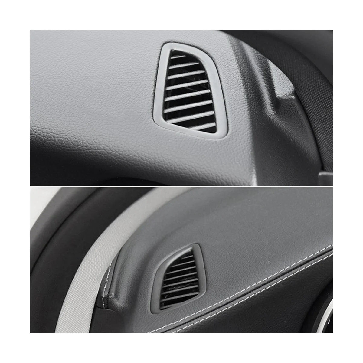 

1Pair Dash Side Air Conditioning Vent Trim Cover 2056804505 for Mercedes Benz C-Class W205 2015-2021 Air Outlet Frame B