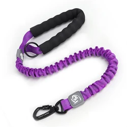 Retractable Reflective Pet Leash with Comfort Grip & Durable Buckle for Dog Walking and Training (Deep purple)