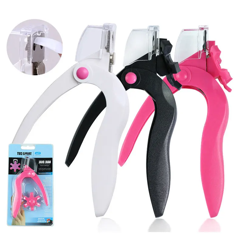 Professional U-shaped Nail Clipper Nail Art Clipper False Tips Trimmer Edge Cutters Colorful Toenail Scissors Manicure Tool