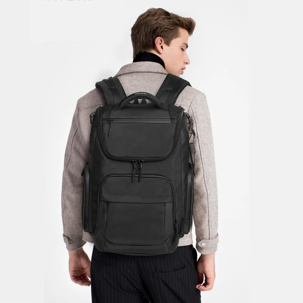OZUKO 46x17x30 cabine Mochila grande capacité sacs à dos étanches 15.6 sac à dos pour ordinateur portable voyage affaire