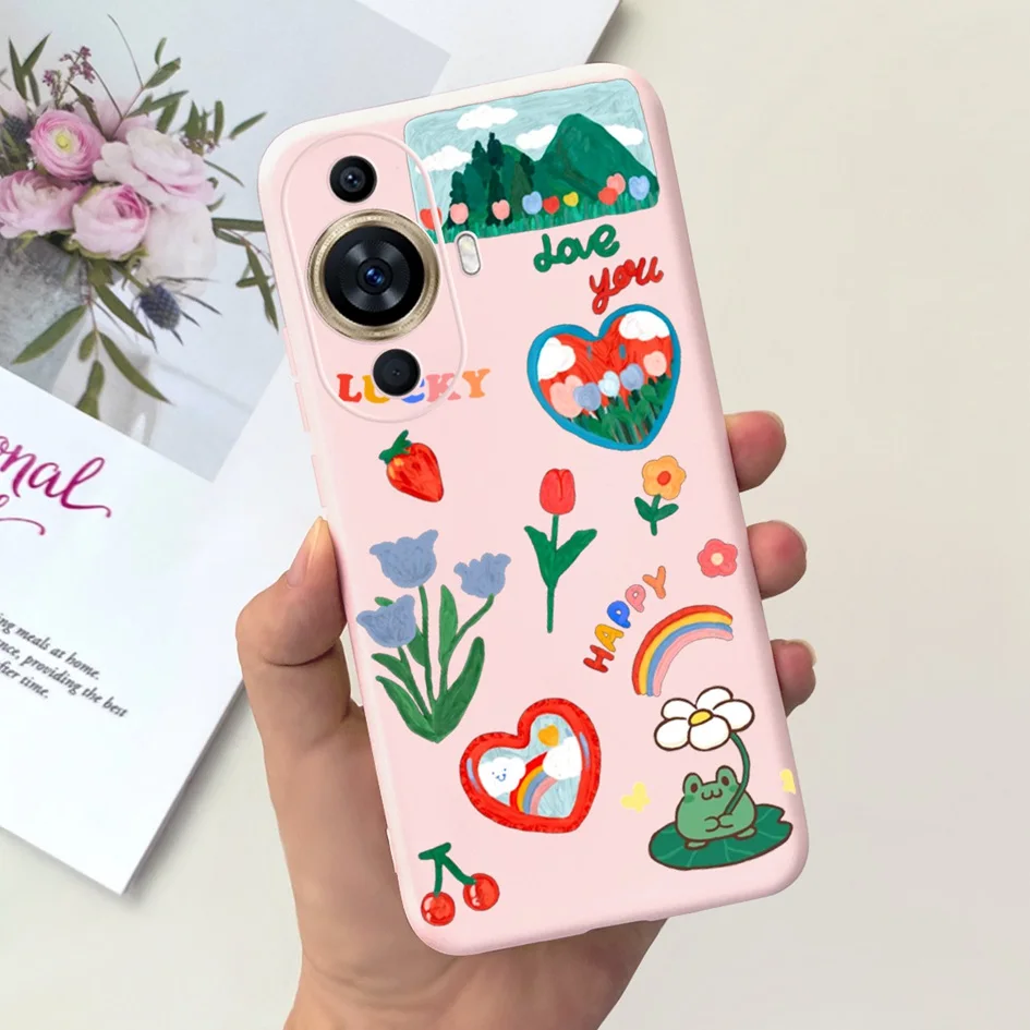 Stylish Fashion Pattern Soft Silicone Phone Case for Huawei Nova 11 Series