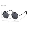 Round Sunglasses Men Polarized UV400 High Quality Brand Design Vintage Retro Circle Frame Sun Glasses Women Yellow Lens 801B 4
