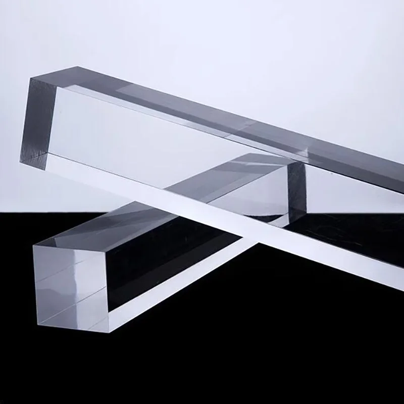 Square Clear Acrylic Rod Solid Plastic Bar Plexiglass PMMA