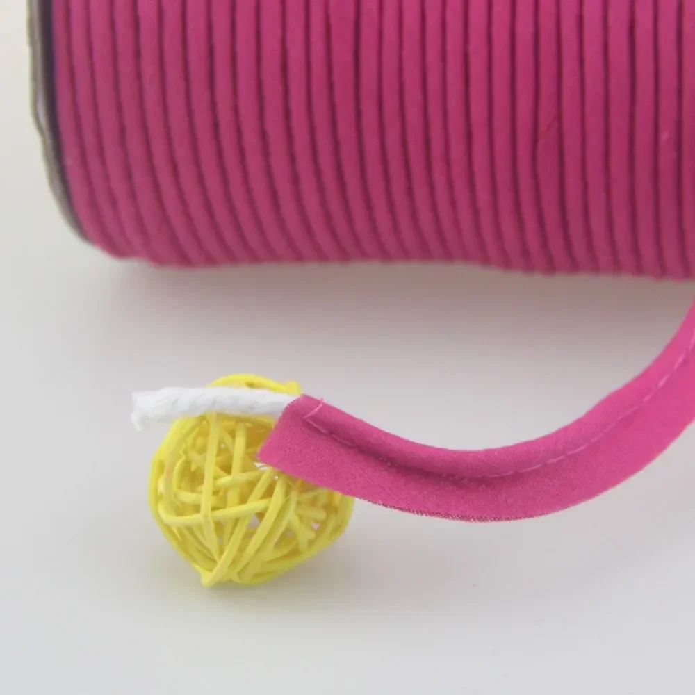 Cotton Bias Piping,Piping Tape, Bias Tape with Cord, Size:12mm,1/2" 50yds,for DIY Garment Handmade,various Color