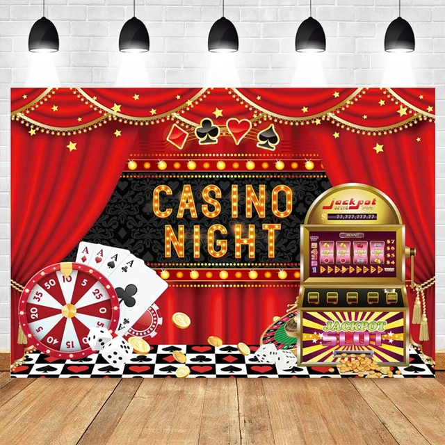 Casino Night Las Vegas Party Decorations witn Contain Casino Theme Backdrop  Dice Poker Tablecloth for Casino Birthday Party Supplies - Yahoo Shopping