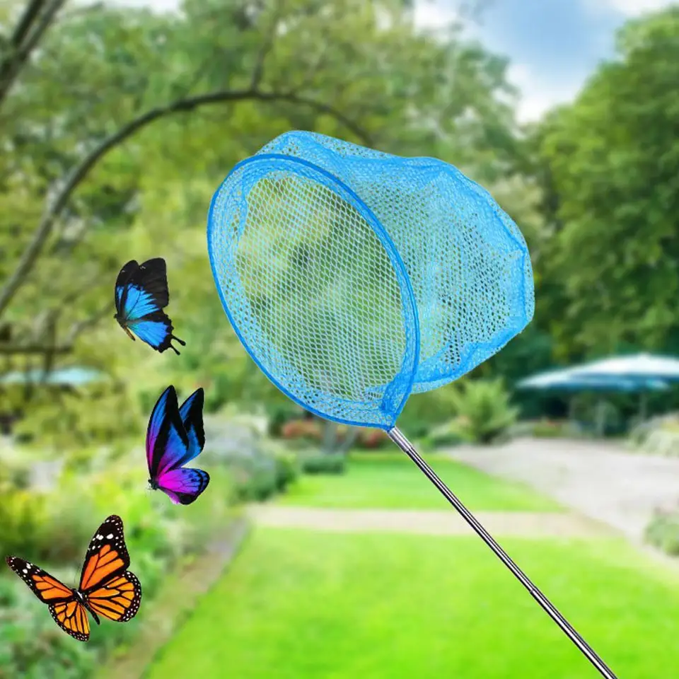 Kids Fishing Net, 3 Pack Telescopic Beach Nets With Aluminum Pole Handle, Butterfly Net For Kids, Fish Net Crab Nets Fishing Gear For Kids Youth, Outdoor Playing, Nets - Canada - View #11