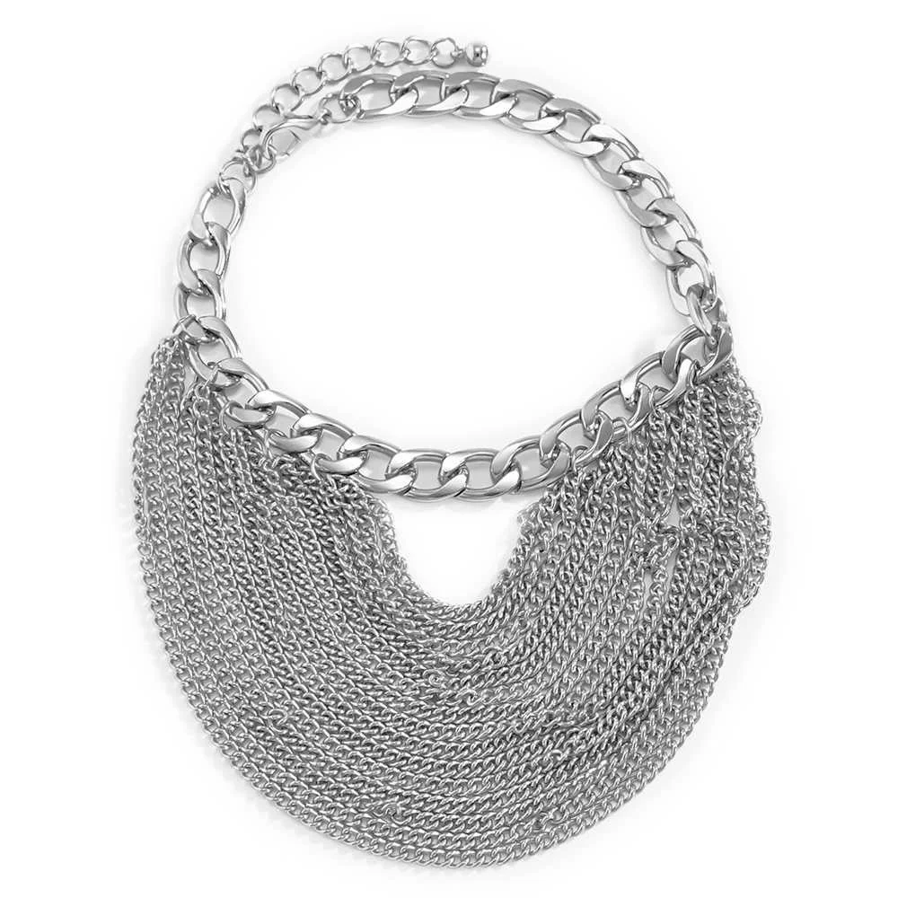 IngeSight.Z Multi Layered Link Chain Tassel Bracelets Anklets for Women Punk Gold Color 12 Sd7bbd56056a5483fa55dd8008793b2306