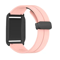 Magnetic Buckle Silicone Wristband - High - Quality, Durable, and Soft Replacement Strap - Polar Loop (8 pink)