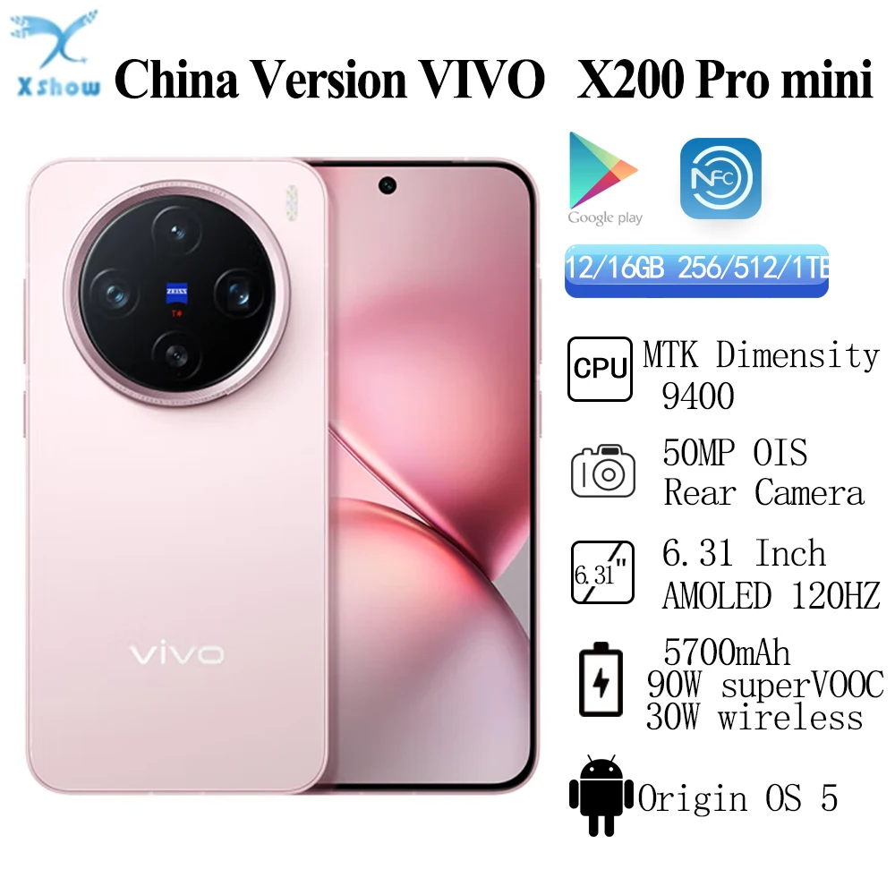 New VIVO X200 Pro Mini 861.00 Dimensity9400 6.31