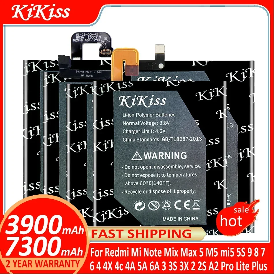 

Аккумулятор для Xiao mi Xiaomi Redmi Mi Note Mix Max 5 M5 mi5 5S 9 8 7 6 4 4X 4c 4A 5A 6A 3 3S 3X 2 2S A2 Pro Lite Plus Pocophone F1