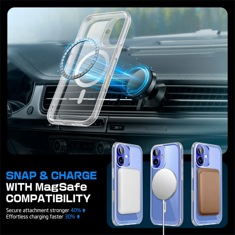 For iPhone 16 Case with Camera Control Capture Button SUPCASE UB Mag Slim Shockproof Protective Magnetic MagSafe Phone Case 5