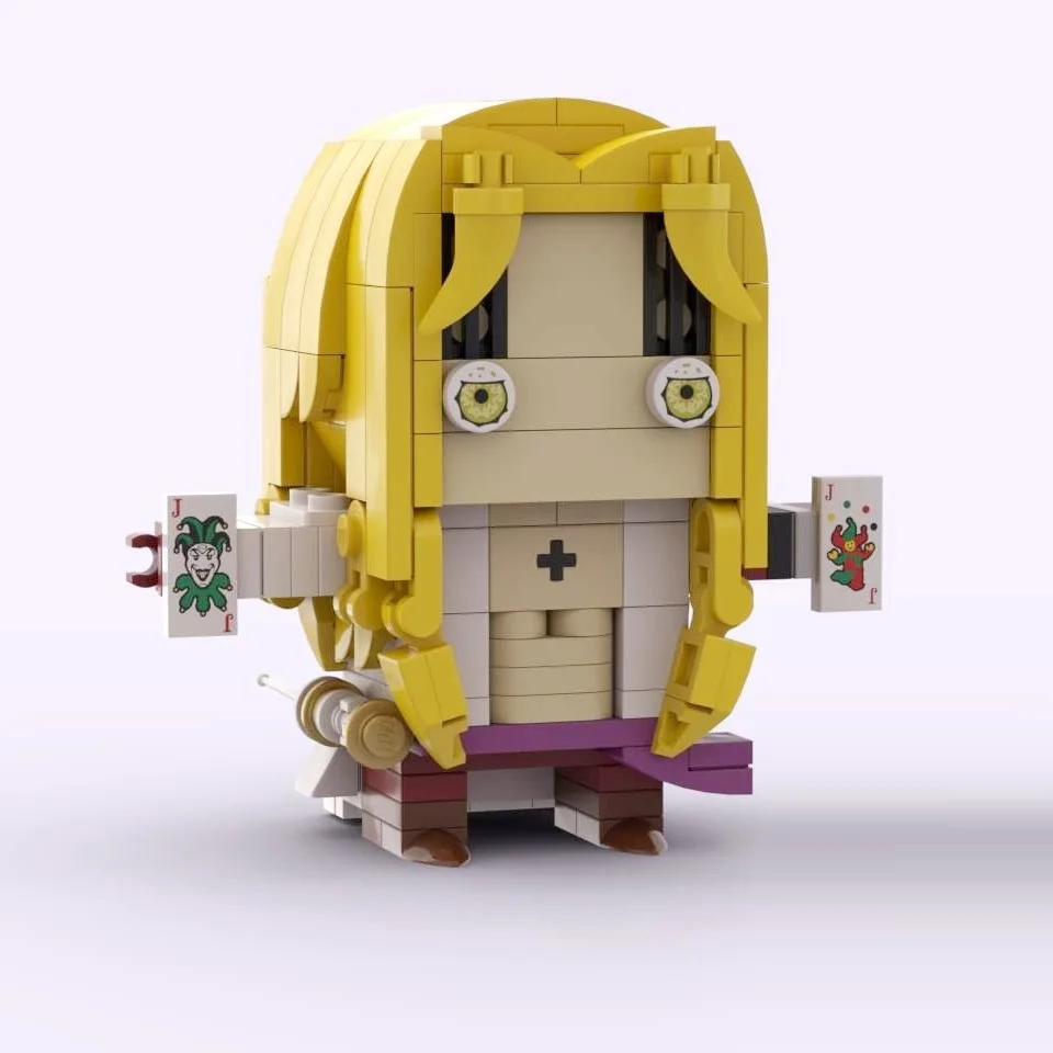 

ONE PIECE Basil Hawkins BRICKHEADZ Building Block Mini Action Figure Toys