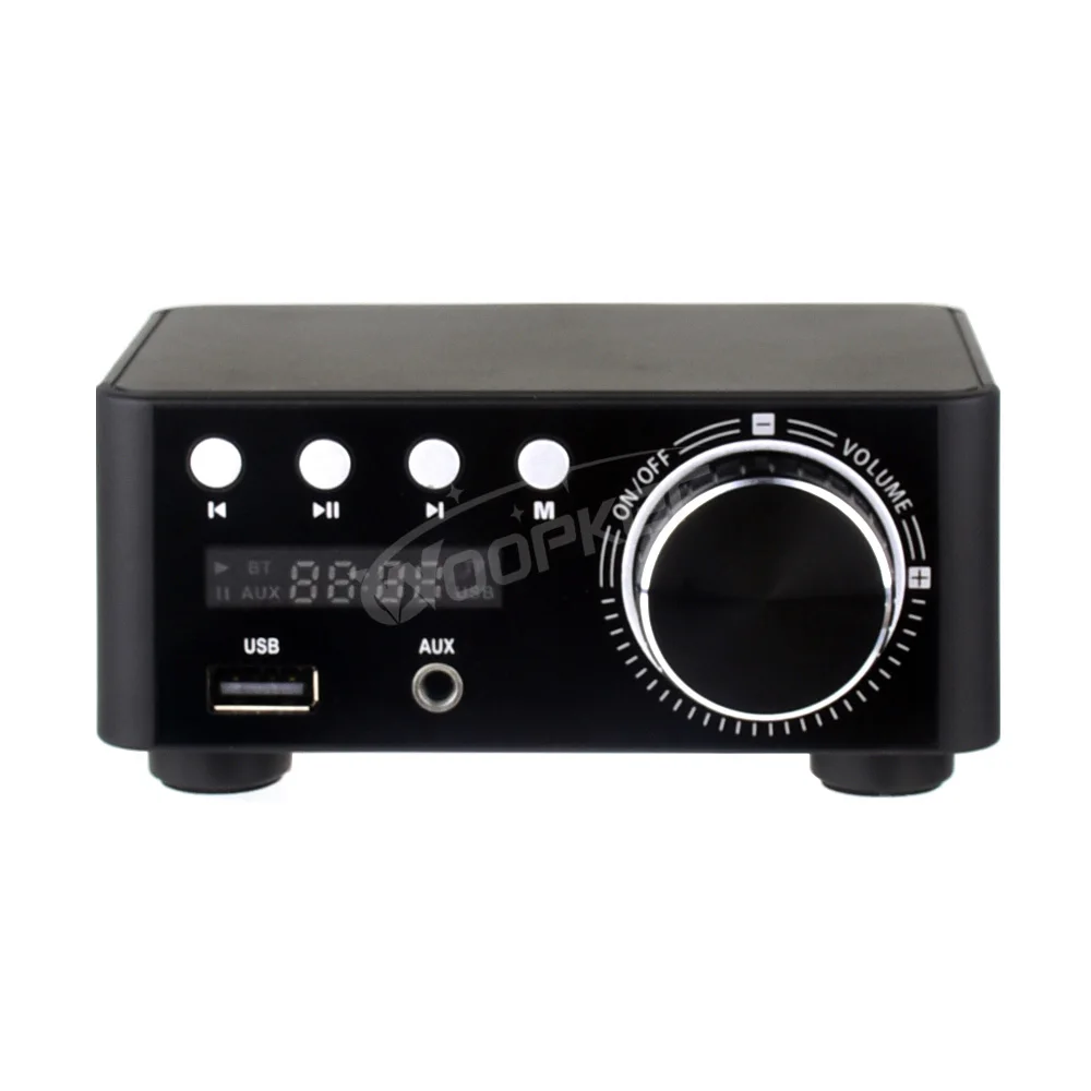 Digital Bluetooth Power Amplifier 50Wx2 Hifi Class D Mini Amp 2.0 Channel Stereo