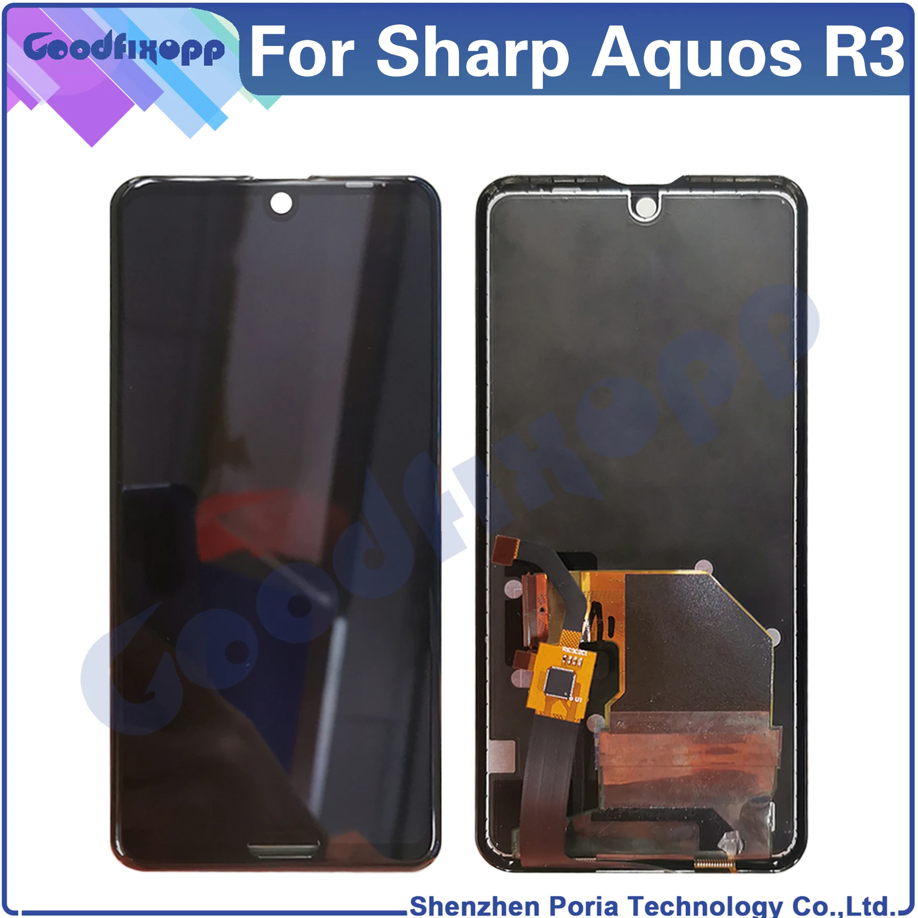 

For Sharp Aquos R3 SH-04L SHV44 SHV40 808SH LCD Display Touch Screen Digitizer Assembly Repair Parts Replacement