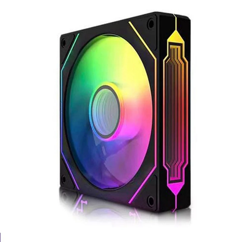 

Сторона вентилятора шасси Prism 6Pro поддерживает ARGB синхронизированный умный контроль температуры PWM