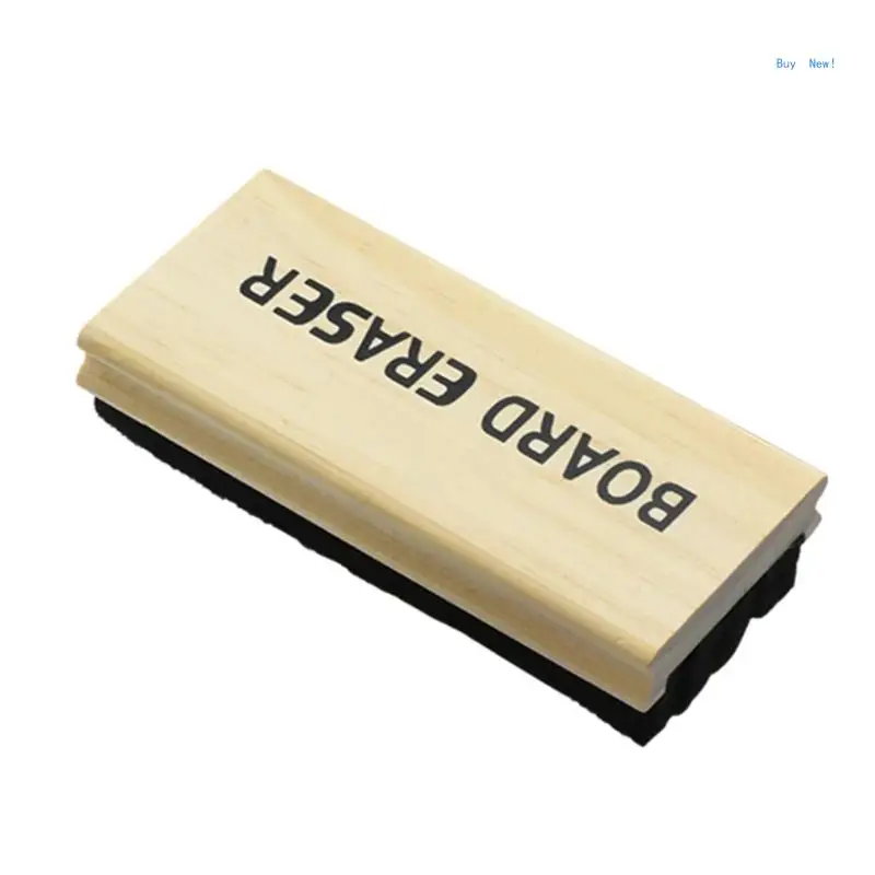 3Pcs Wool Felt Chalkboard Eraser for Office School Classroom Blackboard Wood Chalks Eraser Blackboard