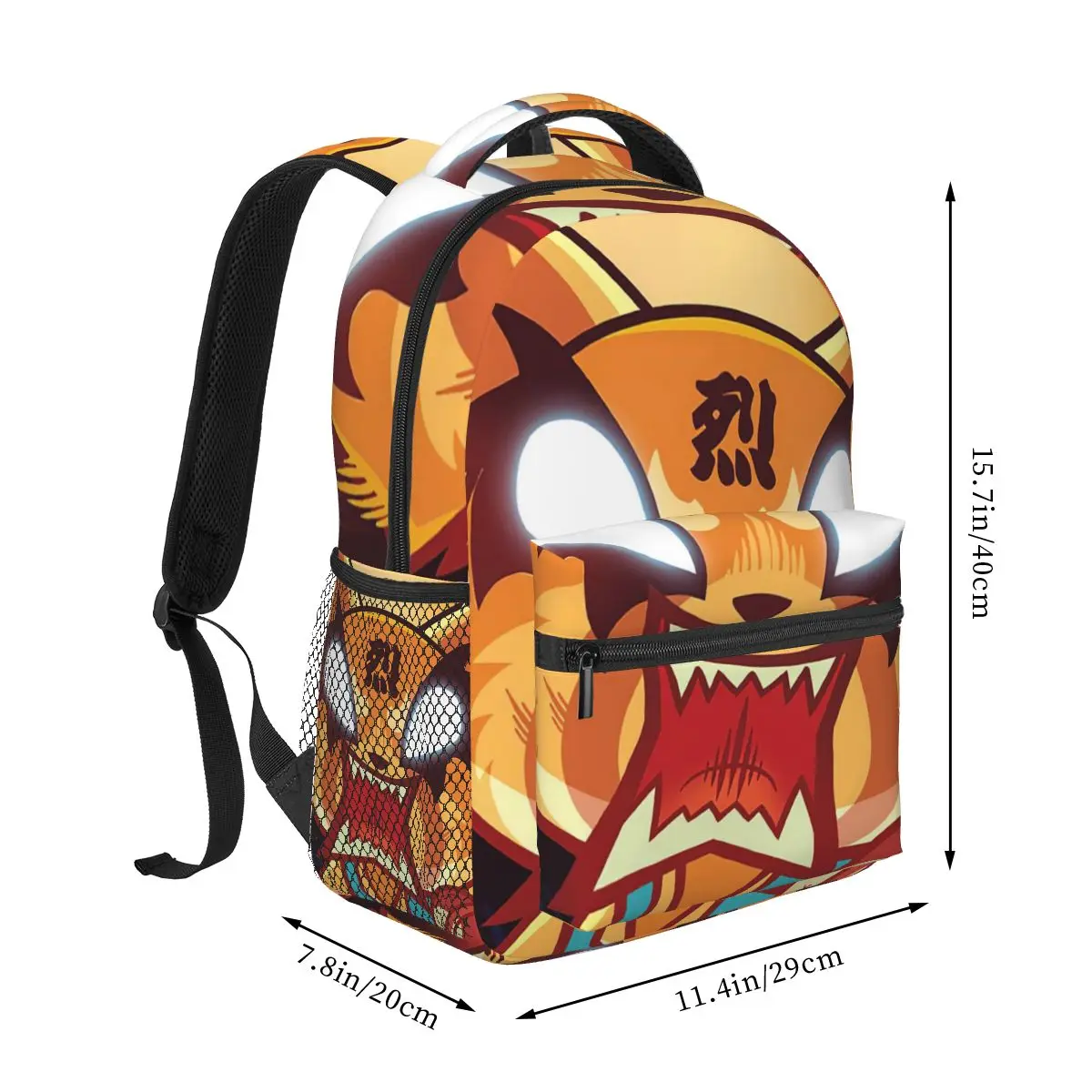 Aggretsuko Backpack for Girls Boys Travel RucksackBackpacks for Teenage school bag