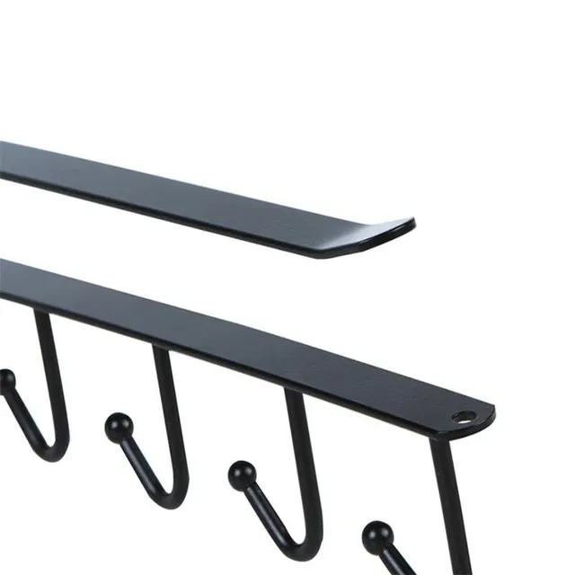 Tracess Hook Vasszekrény Traceless Hat Darabból Álló Fogas Multi-Row Szekrény Konyha Lyukasztásmentes - Image 5