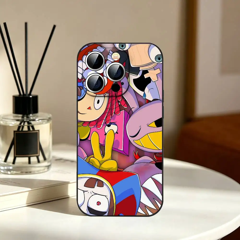 Anime The A-Amazing Digital Circus Phone Case - Stylish Protective Cover with Edge-to-Edge Design