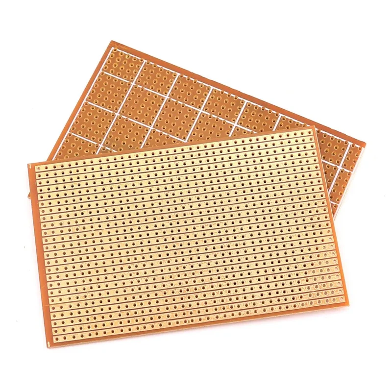 5PCS/10PCS DIY 6.4*9.5CM Prototype Paper PCBUniversal Experiment Matrix Circuit Board SingleRow Continuous Hole 64x95mm
