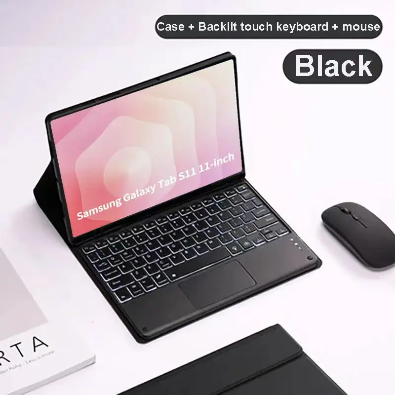 Premium Wireless Keyboard Cover for 11-Inch Tablet, Enhanced Protection & Functionality