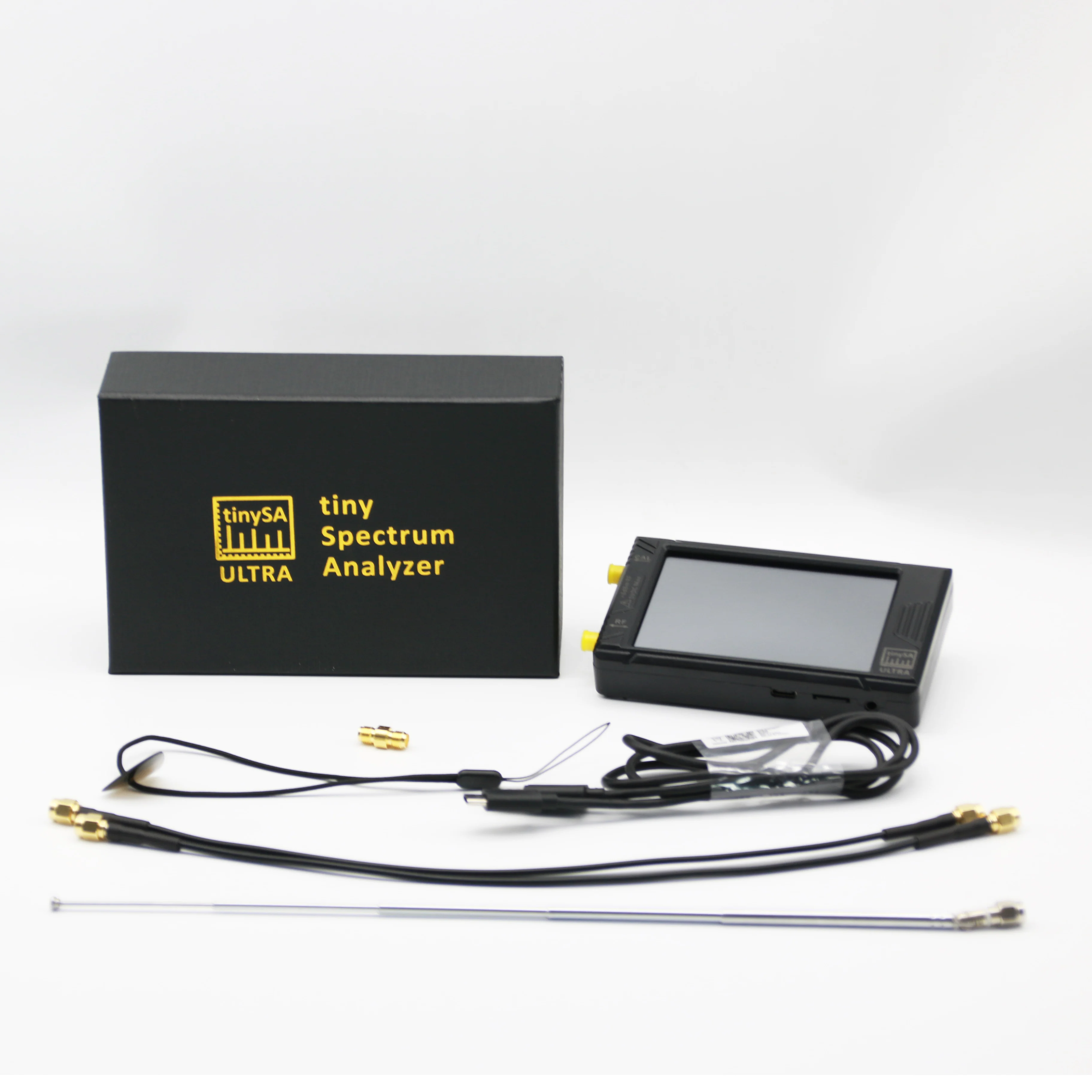 Original tinySA ULTRA 100KHZ-5.3GHZ 4inch Display Handheld Tiny Spectrum Analyzer RF Generator with Battery 2