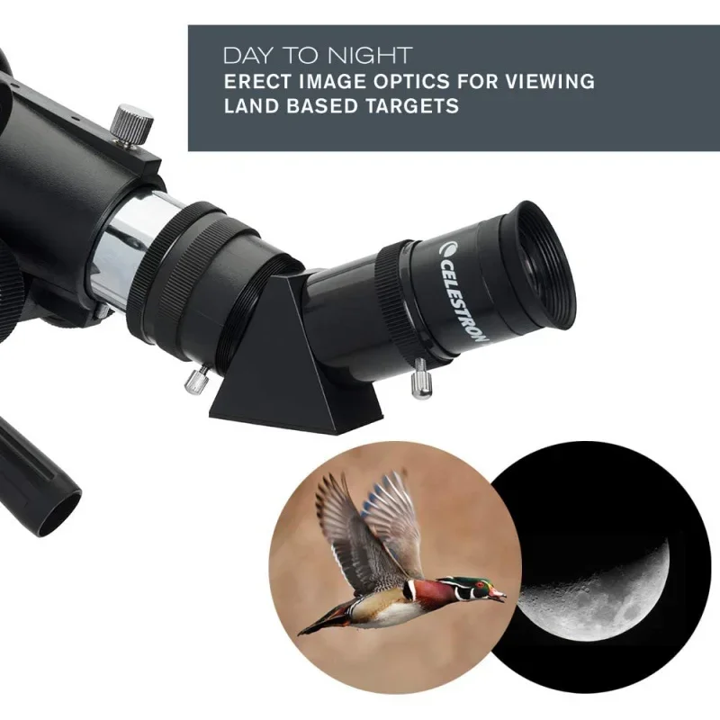 Celestron 휴대용 천체 망원경, 여행용 스코프, 70mm, 70400 AZ 굴절경, 10-165X 줌 단안, 어린이 초보자 선물