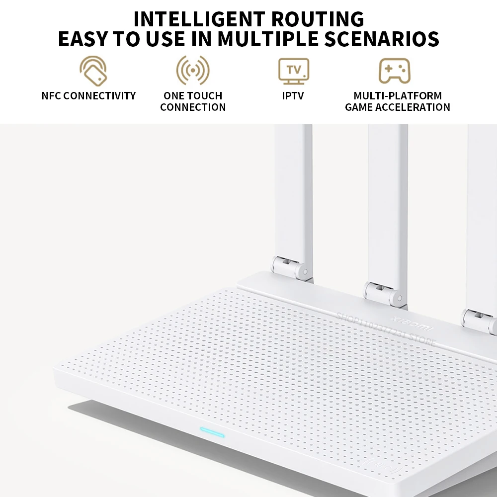 Xiaomi Wireless Router AX3000T IPTV Mesh Networking Gigabit Ethernet Ports Gaming Accelerator Repeater Modem Signal Amplifier CN