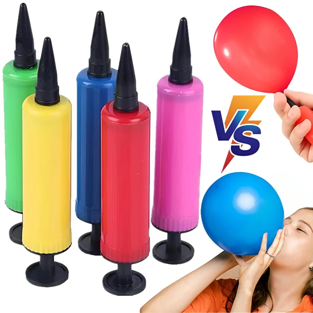 1pc Plastic Balloon Inflator, Random Color Balloons Manual Pump For Party,  Balloons Supplies Accessories