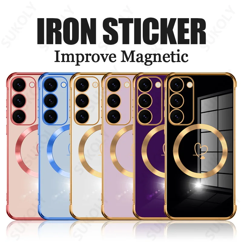 Magnetic Charging Crossbody Lanyard Phone Case