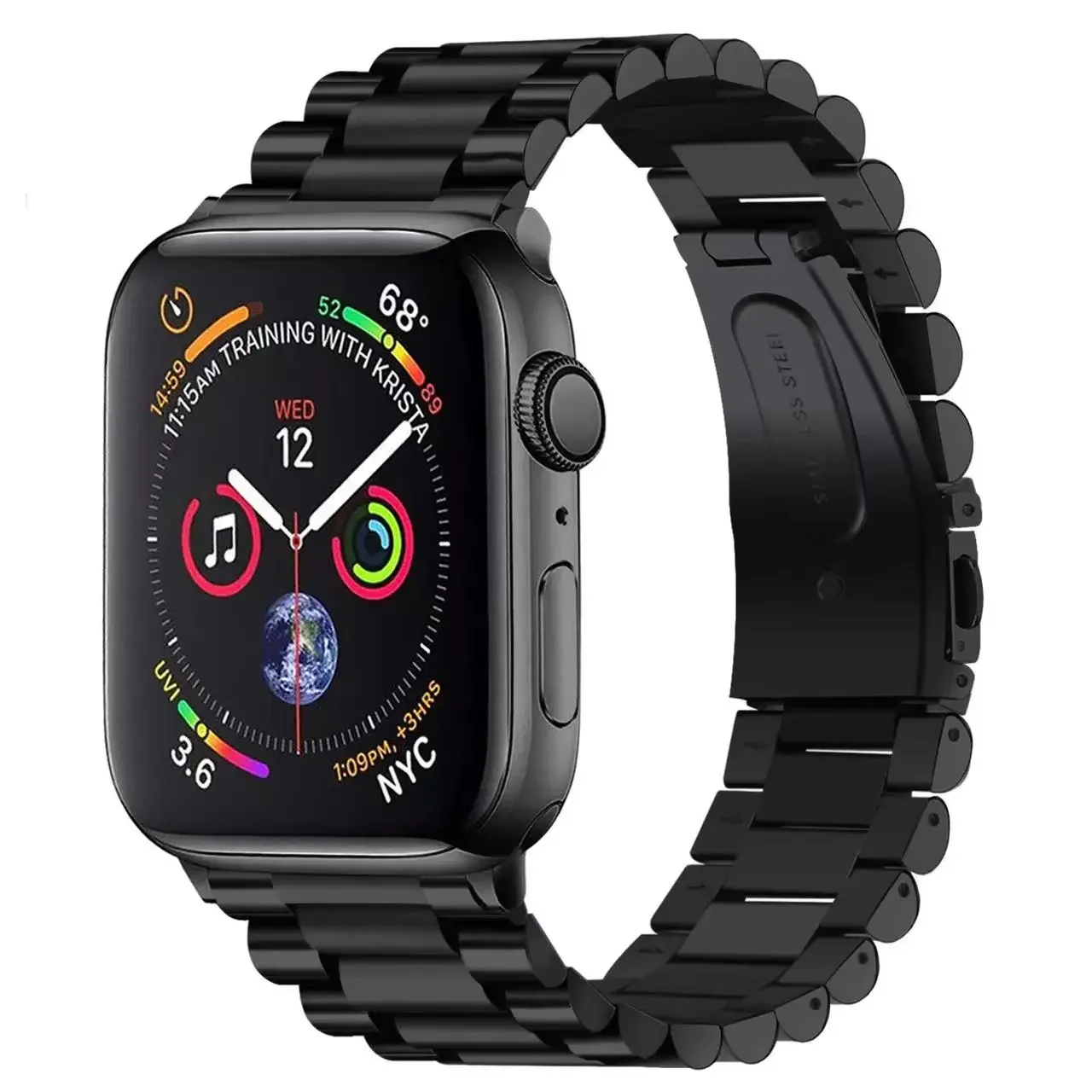 Premium Stainless Steel Metal Watch Strap - Elegant and Durable Wristband