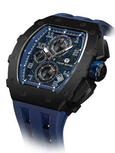 TSAR BOMBA New TB8204 Watch for Men Japan Quartz Chronograph 50M Waterproof Wristwatch Fashion Sport Clock Male Luxury Mens Gift - Image 11