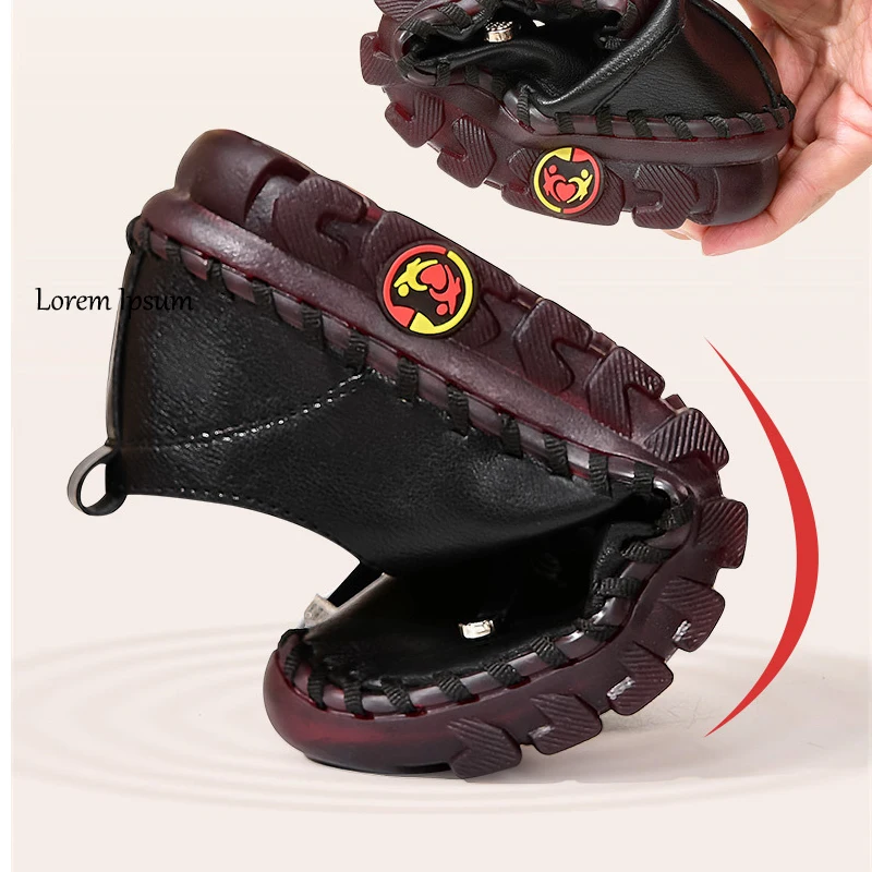 Summer Flat Women\'s Shoes 2023 Orthopedic Loafers Woman Moccasins Stitched Slip On Ballet Flats For Women Nurse Shoes Medical