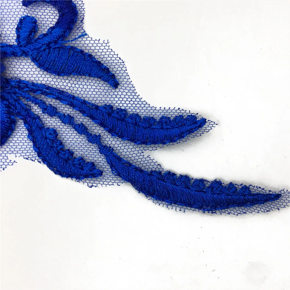 Lace Fabric Lace Garment Accessories Lace Sewing Supplies Lace Decoration Lace Accessories Lace Sewing Accessories 3D 1 Pair Craft Supplies Trim Wedding Dress Decoration Sewing On Lace Embroidered Fabric Needlework Applique