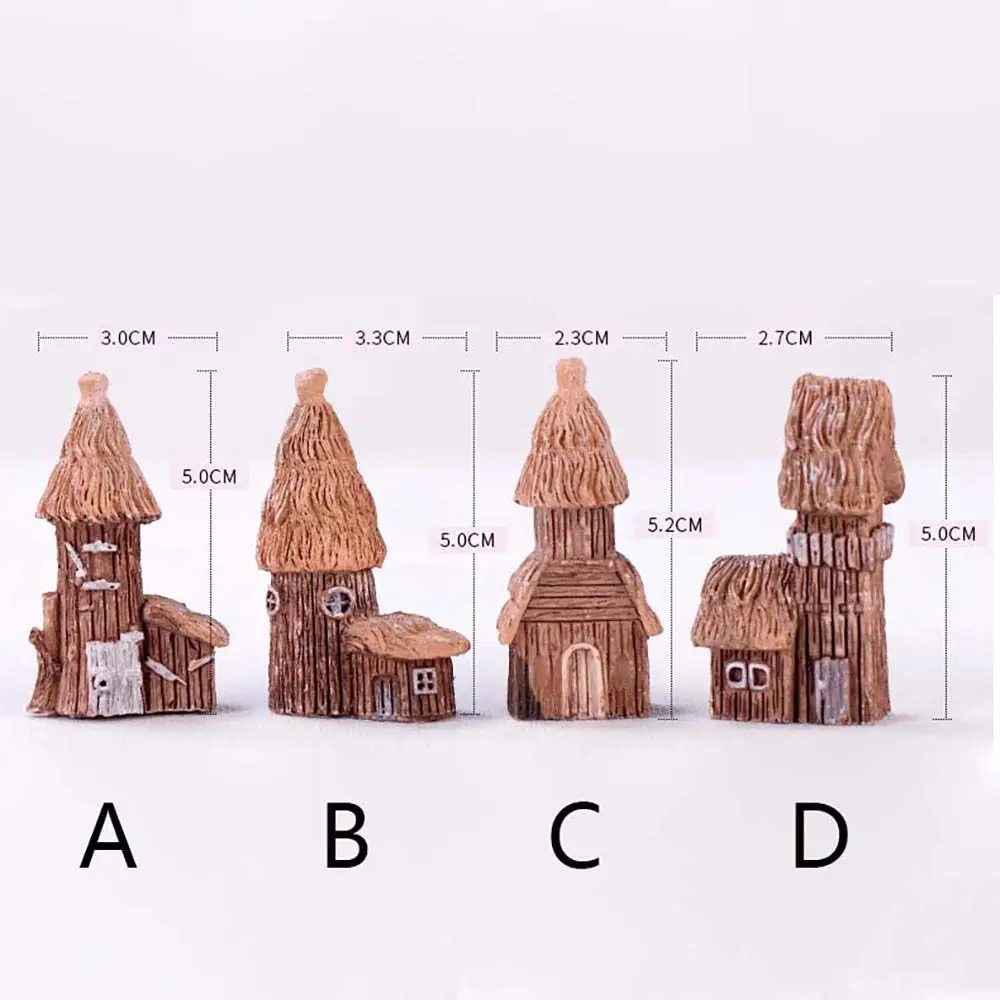 Castelo Home Decoração Ornamentos, Estatueta Pastoral, Casa em Miniatura, Knickknacks Fundo, DIY Presente, Artesanato