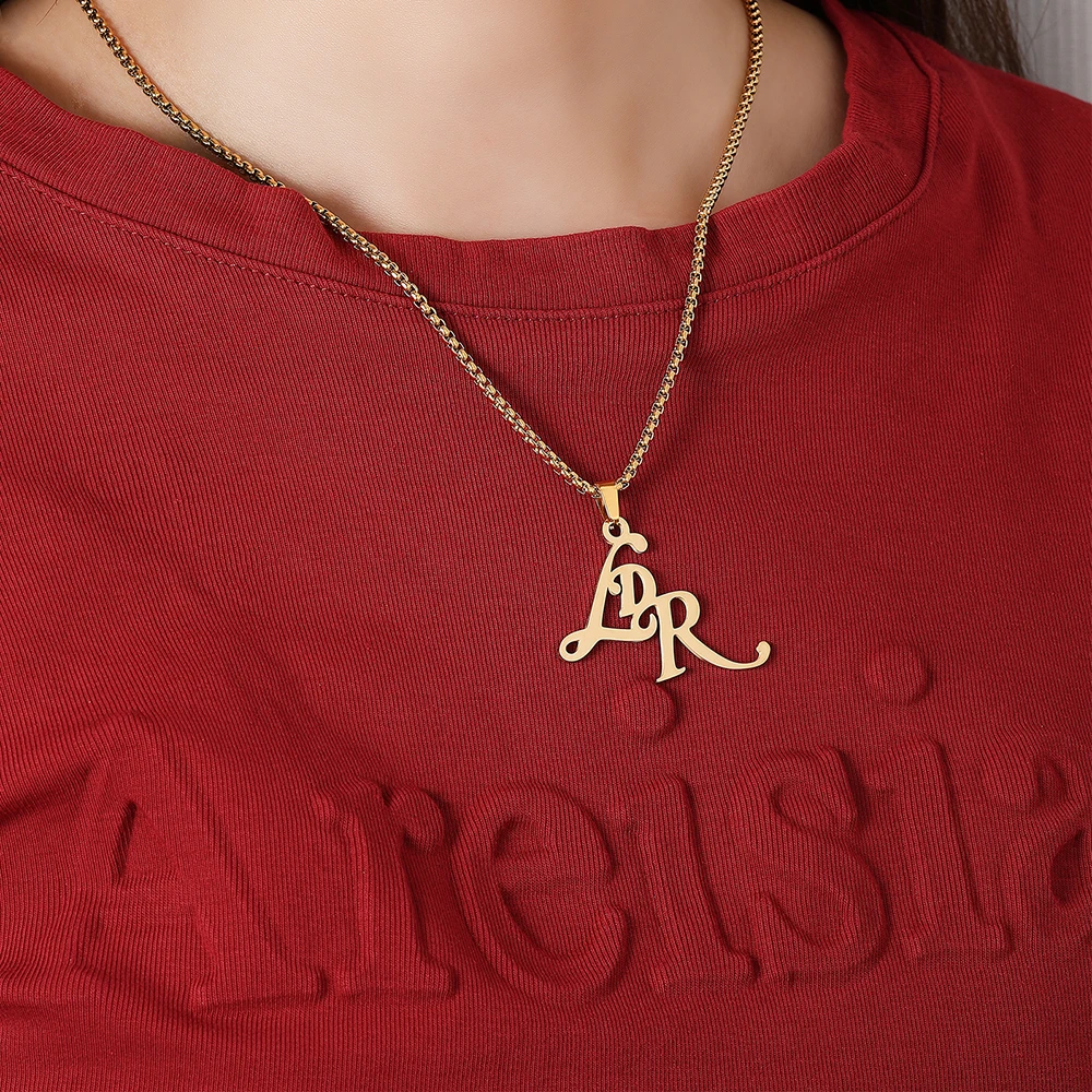 LDR Gold Color Pendant Necklace Singer Star Lana Del Rey Same