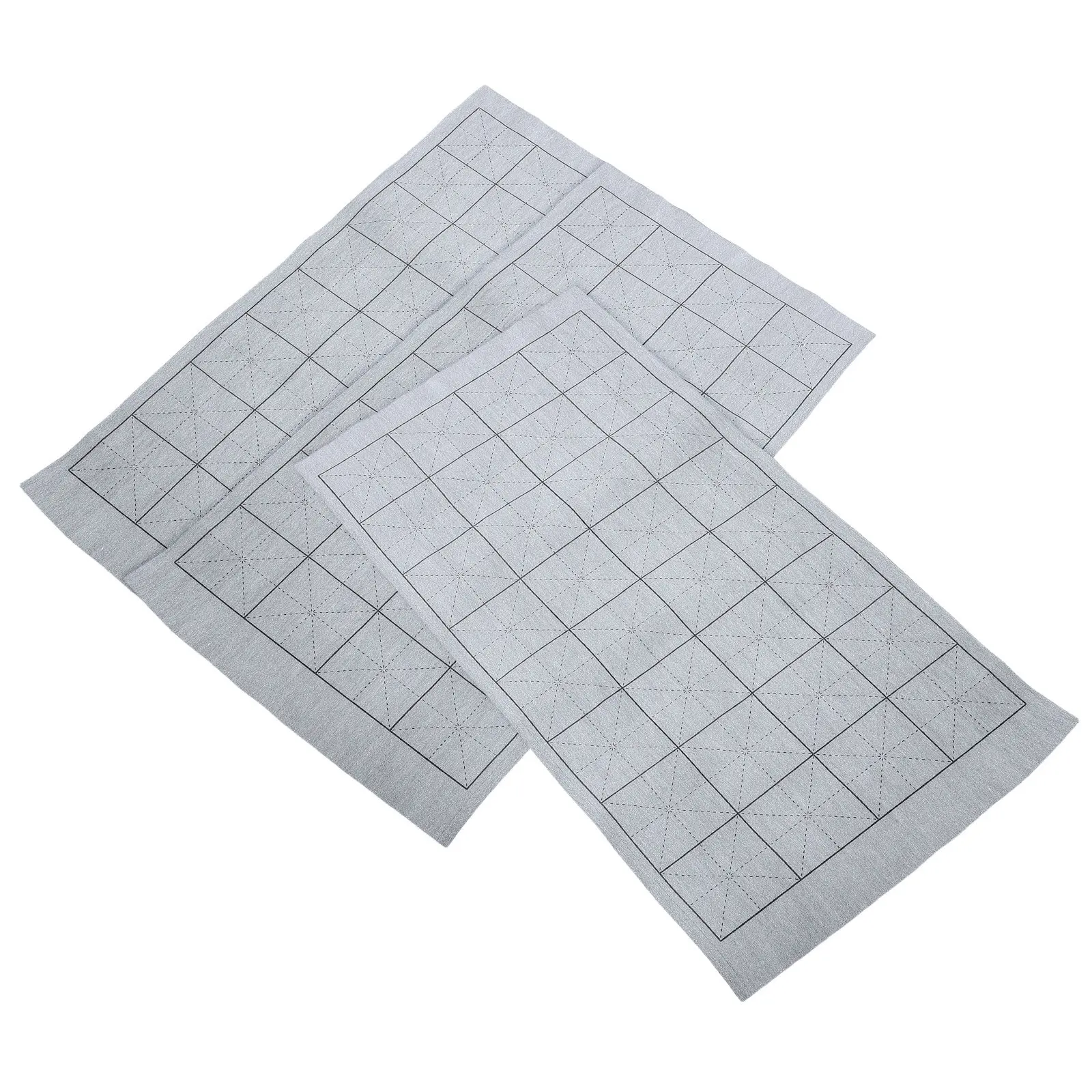 중국 서예 연습을 위한 3Pcs 재사용 가능한 물 그림 천, Xuan 종이 느낌의 빠른 건조 휴대용 매트, 매일 사용하기에 이상적