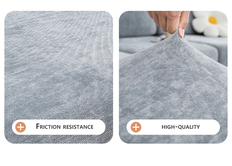 Description Picture 5 of itemChenille Adaptable Elastic Sofa Covers Living Room Non-slip Straight/Corner/l Shape 2/3/4 Seater Adjustable Stretch Sofa Cover