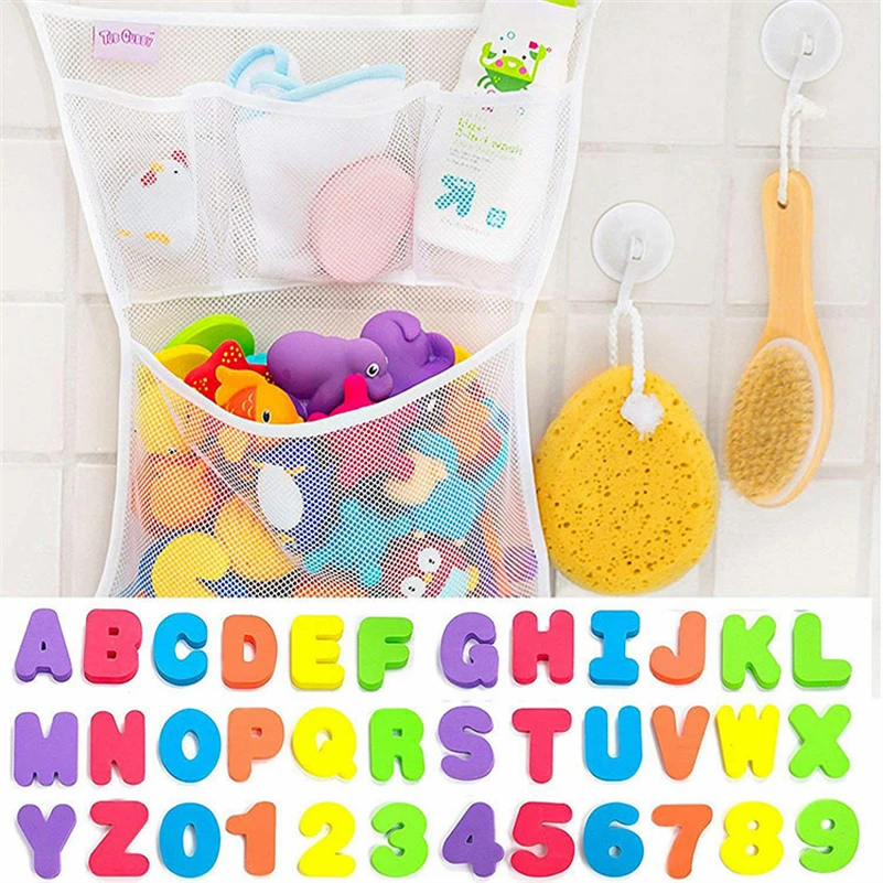 

Baby Bath Toys Foam Fun Letters Numbers Floating Bathroom Bath Tub Kid Toy Educational Kids Boys Girls Wall Stickers F44Y