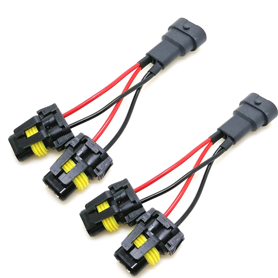 Adattatore Prolunga Cablaggio TOMALL 9005 HB3 9006 HB4 - 12cm, 12V-24V, Maschio/Femmina - Foto 4