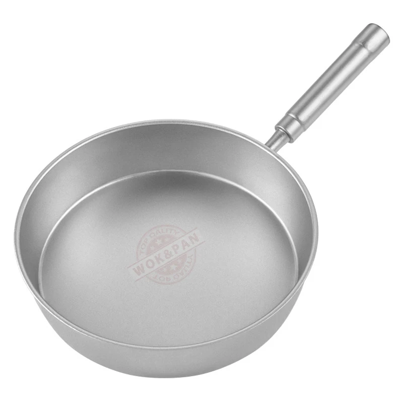 PureTitaniumFryingPanTitaniumSkilletKitchenCookwareUncoatedNon