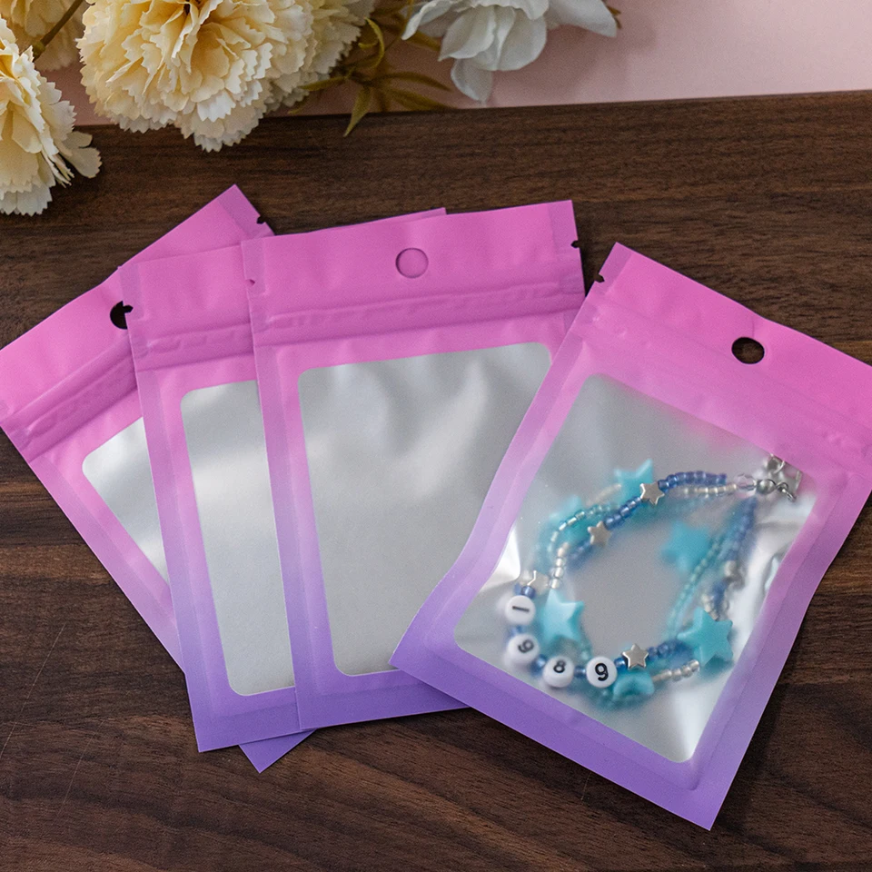 thumbnail image 2 of 100 Pack 4x6 Inch Ziplock Bags With Clear Window - Resealable Storage For Jewelry & Small Items 2 of 12