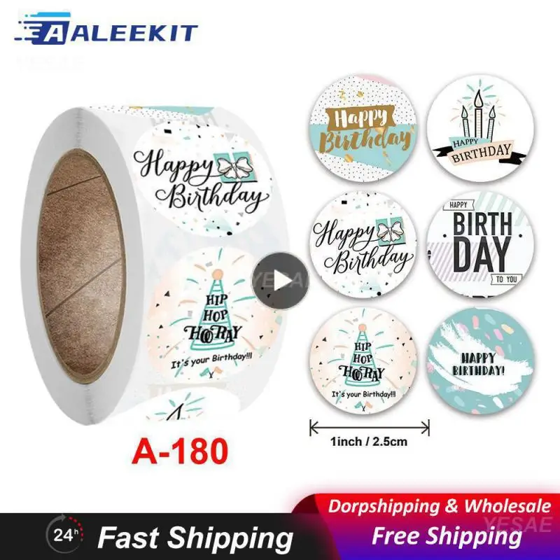 

Label Sticker Integrate Into The Festive Atmosphere Playful Copper Plate Adhesive 2.5cm/inch Water Proof Cartoon Stickers